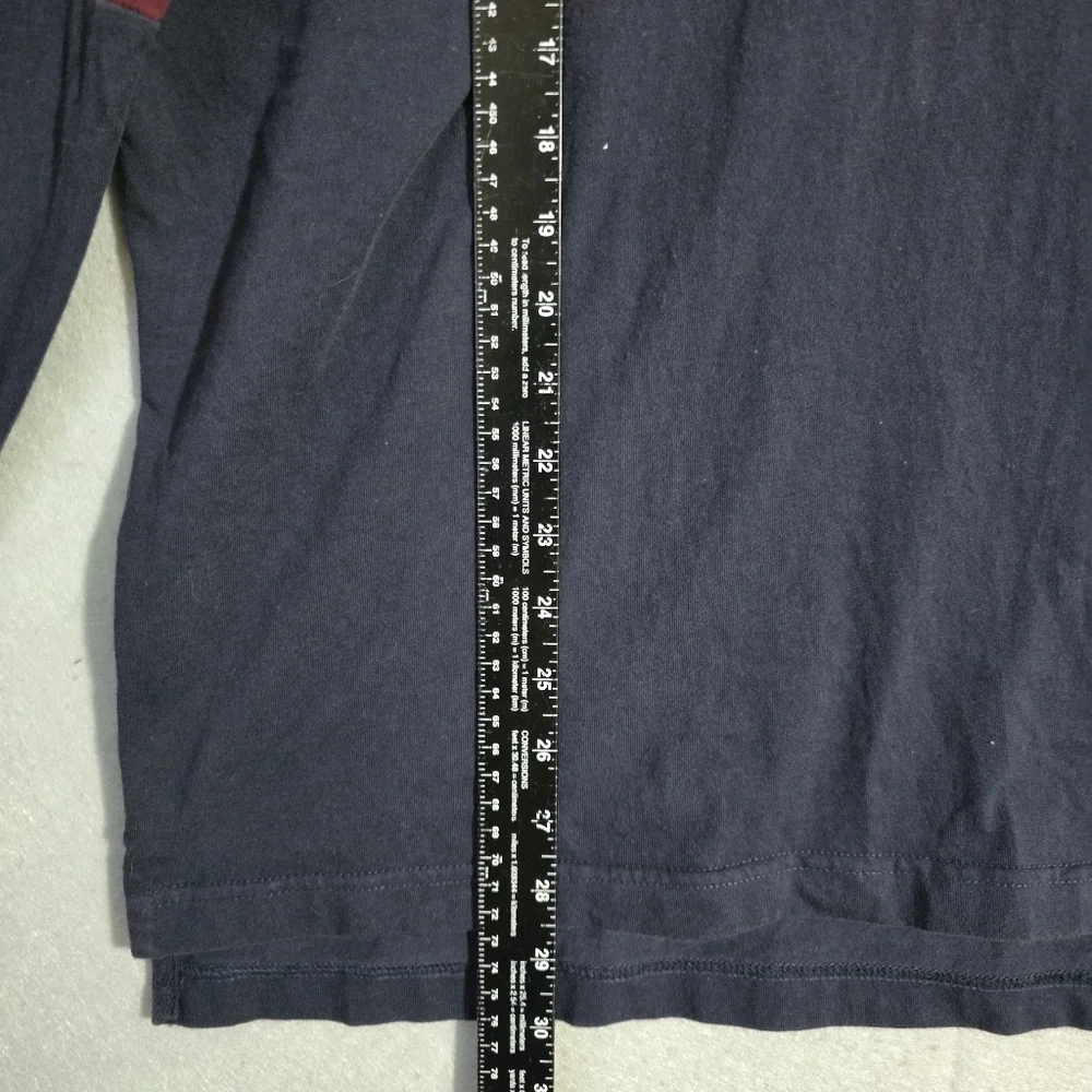 True Religion Mens Color Block Rugby Shirt 100% Cotton 104933 Size Large